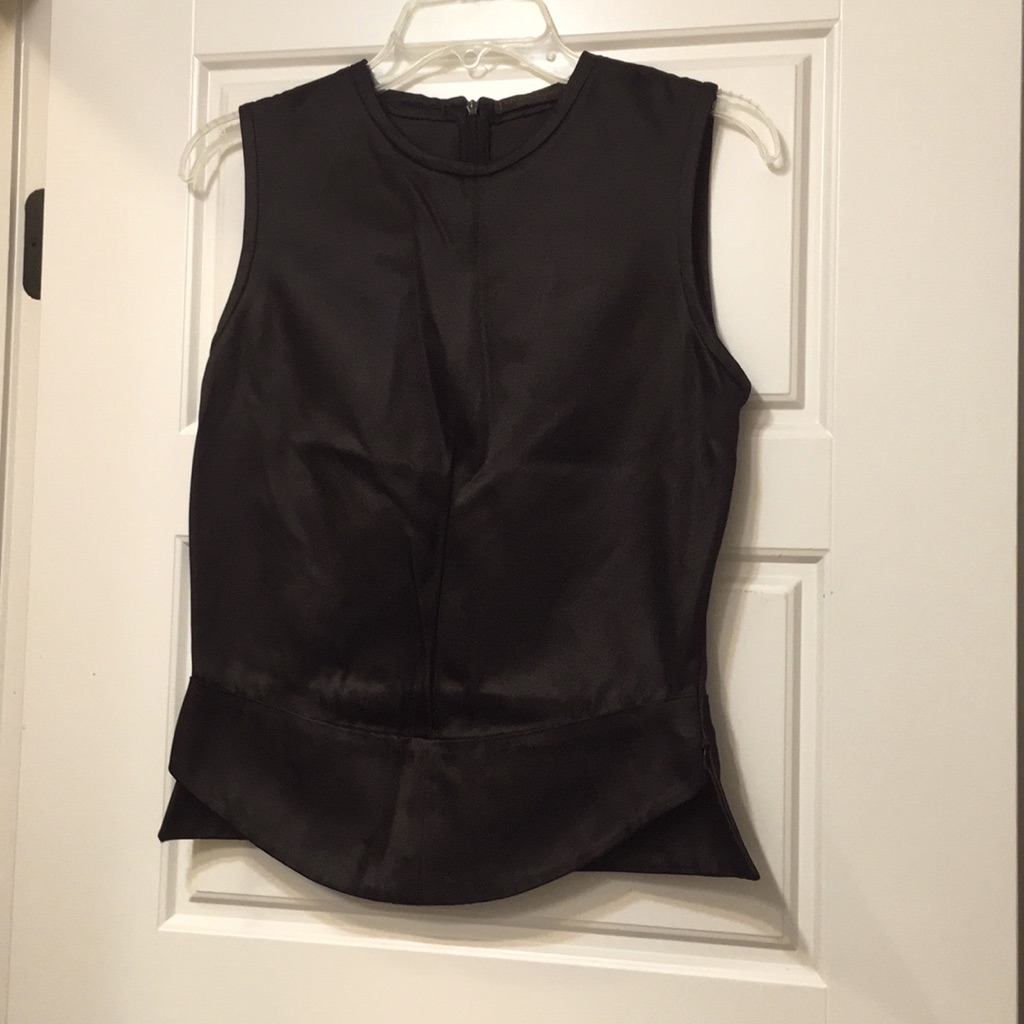 Narciso Rodriguez Sleeveless Satin Top, 8